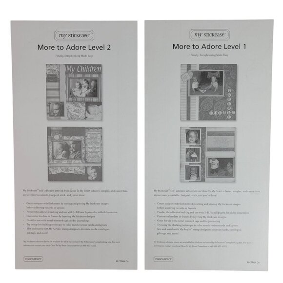 Close to My Heart Reflections Stickease X7075C More to Adore Valentine Love NEW - Picture 7 of 7